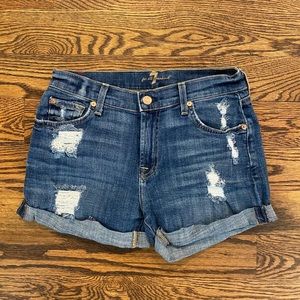 7 For All Mankind Denim Shorts